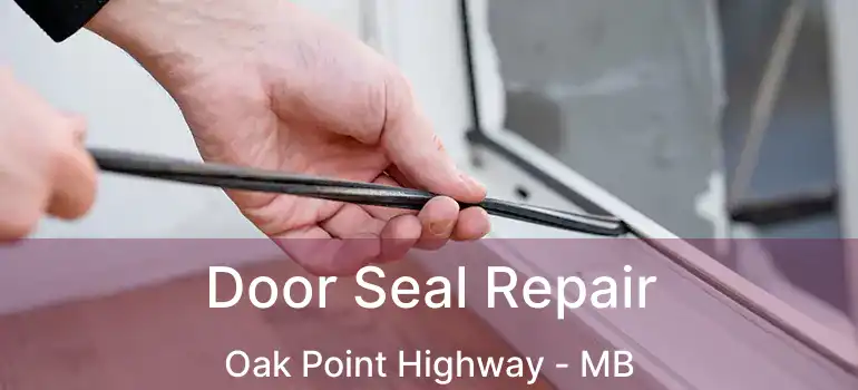  Door Seal Repair Oak Point Highway - MB