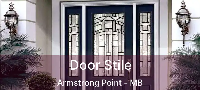  Door Stile Armstrong Point - MB
