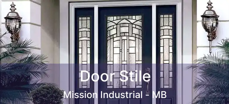  Door Stile Mission Industrial - MB