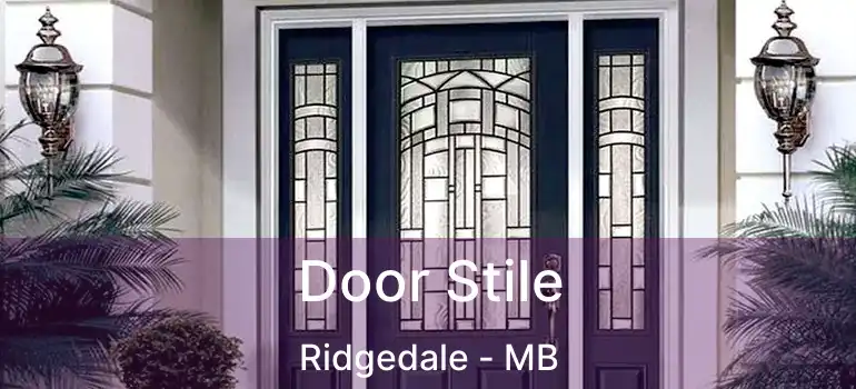  Door Stile Ridgedale - MB