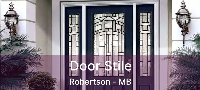  Door Stile Robertson - MB