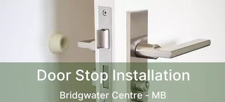  Door Stop Installation Bridgwater Centre - MB
