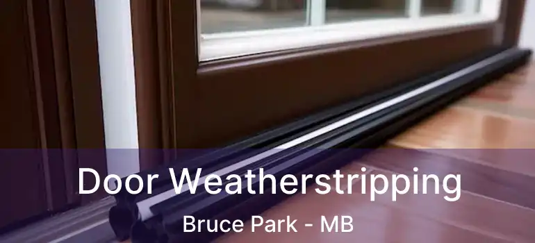  Door Weatherstripping Bruce Park - MB