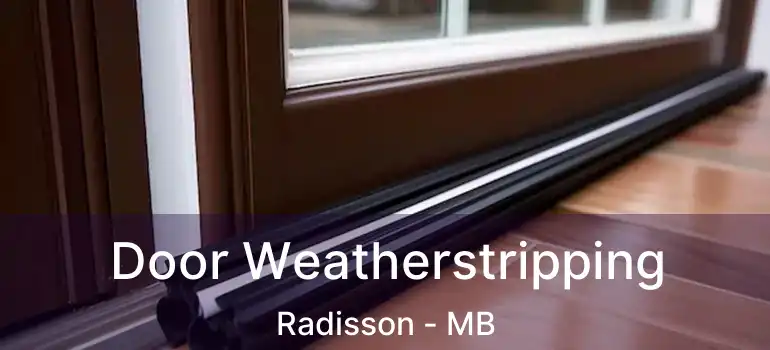  Door Weatherstripping Radisson - MB