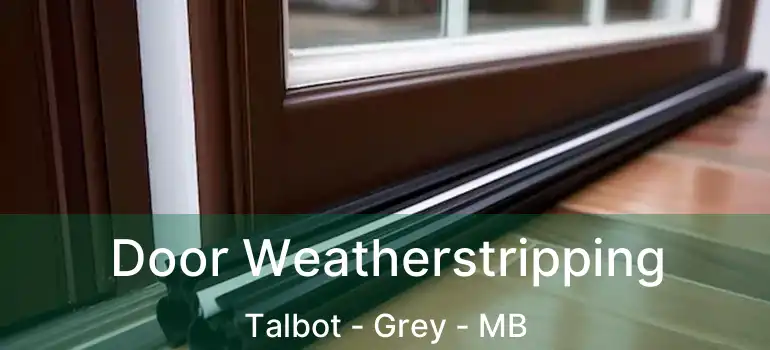  Door Weatherstripping Talbot - Grey - MB
