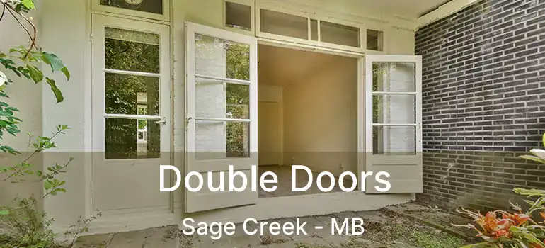  Double Doors Sage Creek - MB