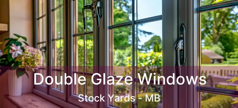  Double Glaze Windows Stock Yards - MB