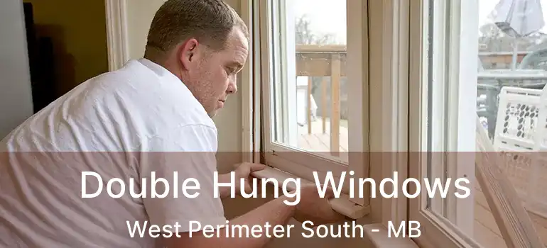  Double Hung Windows West Perimeter South - MB