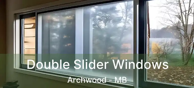  Double Slider Windows Archwood - MB