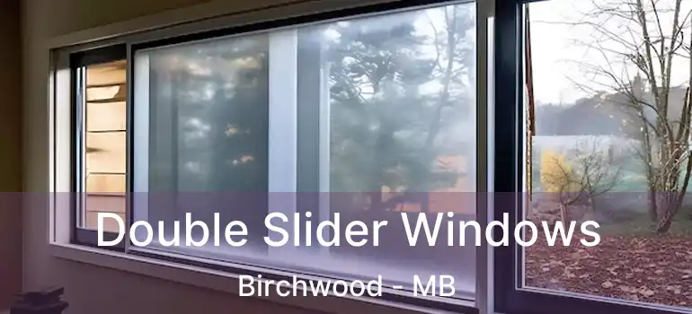  Double Slider Windows Birchwood - MB