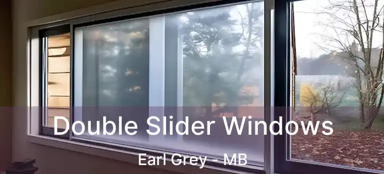  Double Slider Windows Earl Grey - MB