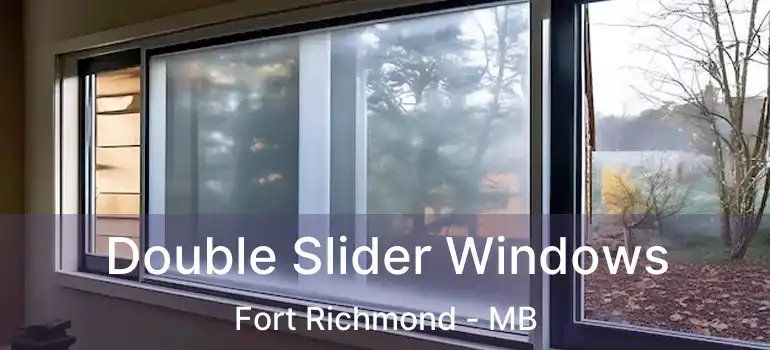  Double Slider Windows Fort Richmond - MB
