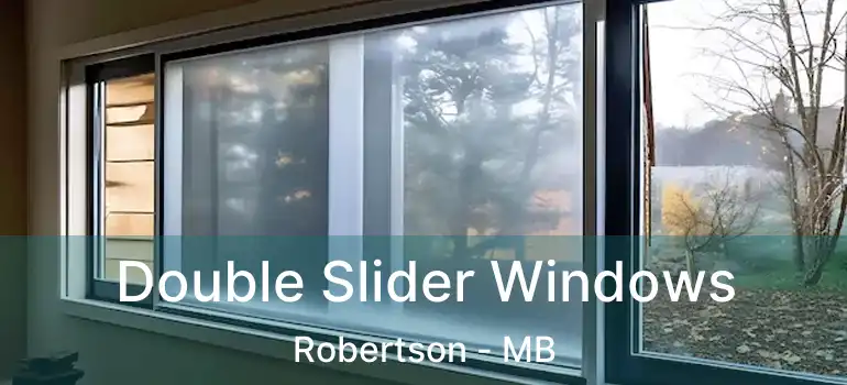  Double Slider Windows Robertson - MB