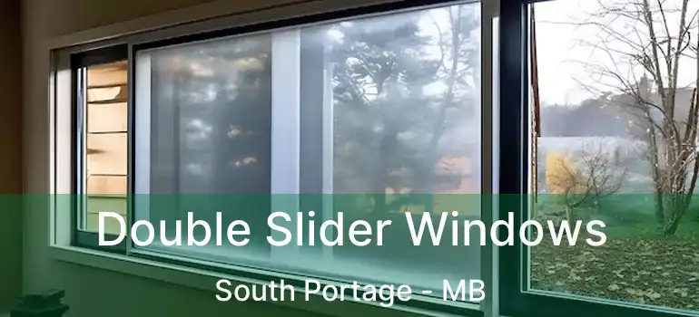  Double Slider Windows South Portage - MB