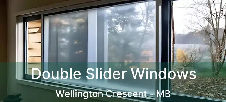  Double Slider Windows Wellington Crescent - MB