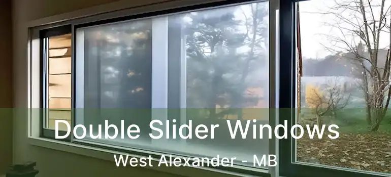  Double Slider Windows West Alexander - MB