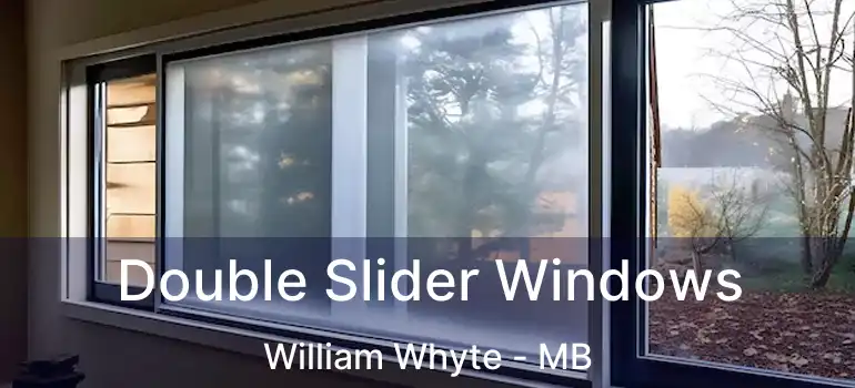  Double Slider Windows William Whyte - MB