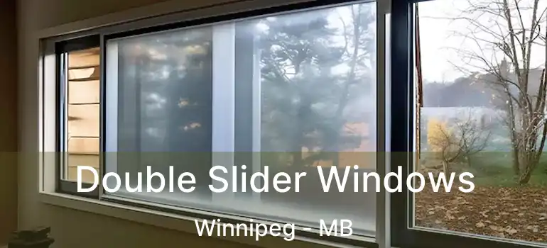  Double Slider Windows Winnipeg - MB