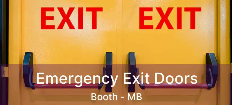  Emergency Exit Doors Booth - MB