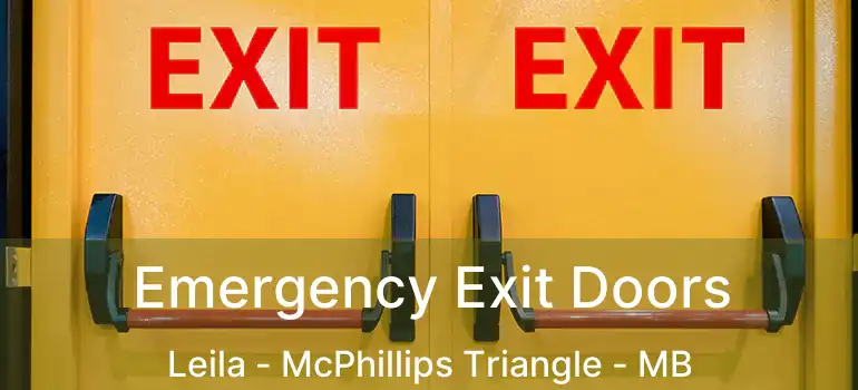  Emergency Exit Doors Leila - McPhillips Triangle - MB