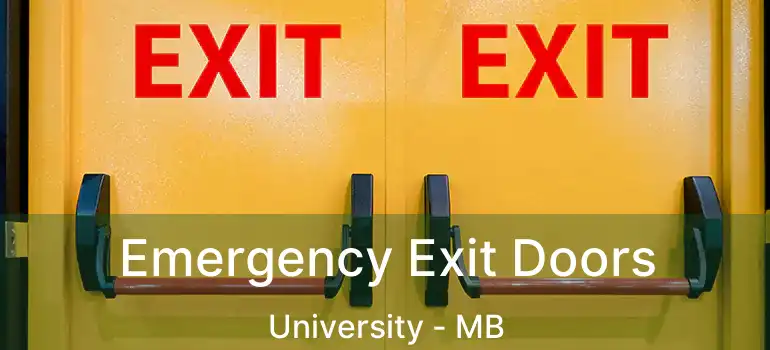  Emergency Exit Doors University - MB