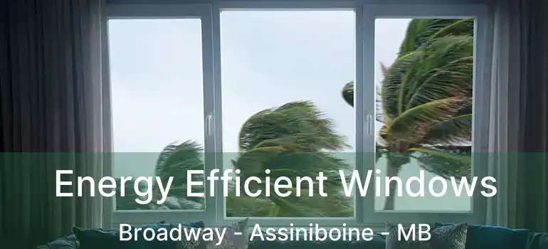  Energy Efficient Windows Broadway - Assiniboine - MB