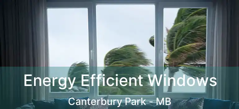  Energy Efficient Windows Canterbury Park - MB