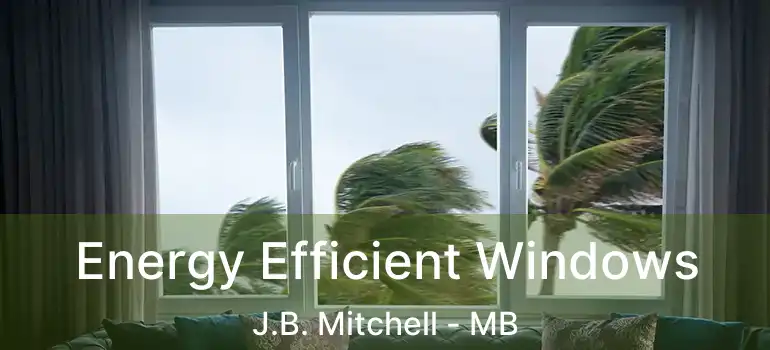  Energy Efficient Windows J.B. Mitchell - MB