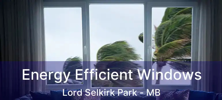  Energy Efficient Windows Lord Selkirk Park - MB
