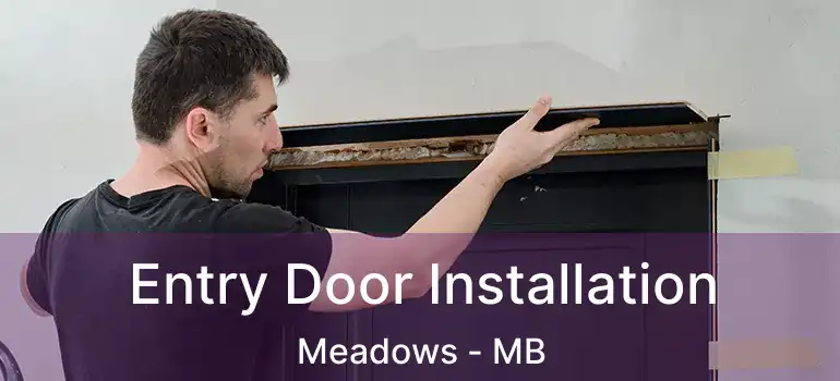  Entry Door Installation Meadows - MB