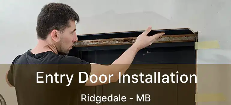  Entry Door Installation Ridgedale - MB
