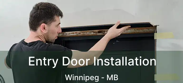  Entry Door Installation Winnipeg - MB