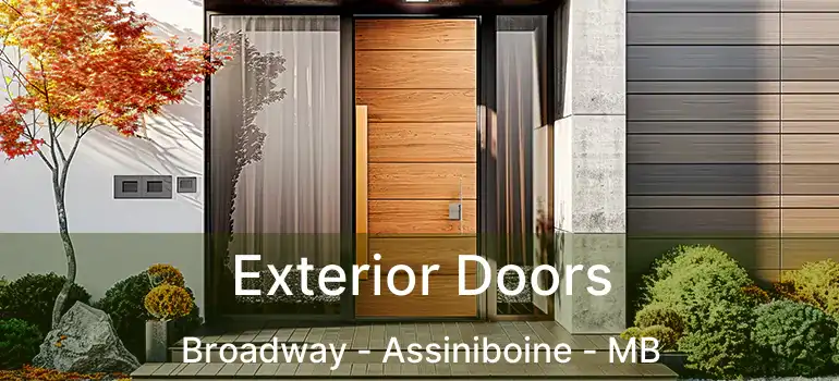  Exterior Doors Broadway - Assiniboine - MB