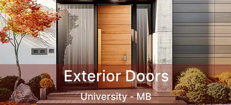  Exterior Doors University - MB