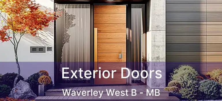  Exterior Doors Waverley West B - MB