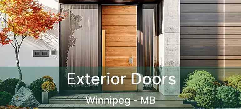  Exterior Doors Winnipeg - MB