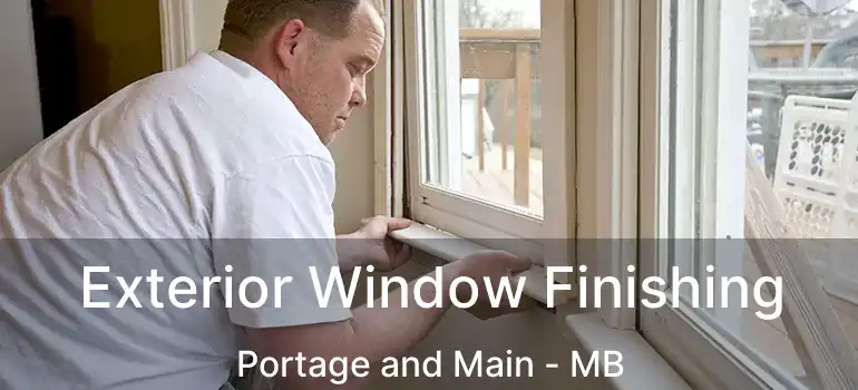  Exterior Window Finishing Portage and Main - MB