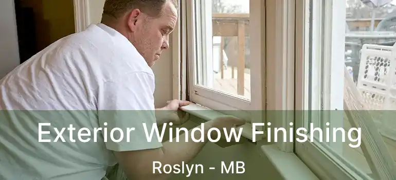  Exterior Window Finishing Roslyn - MB