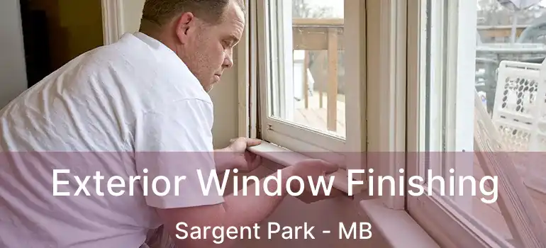  Exterior Window Finishing Sargent Park - MB