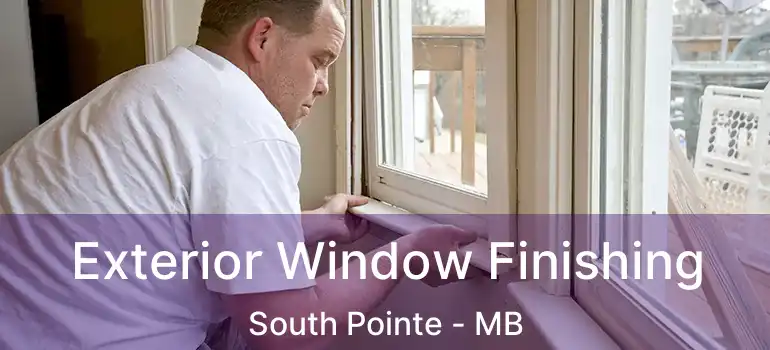  Exterior Window Finishing South Pointe - MB