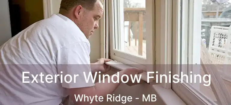  Exterior Window Finishing Whyte Ridge - MB