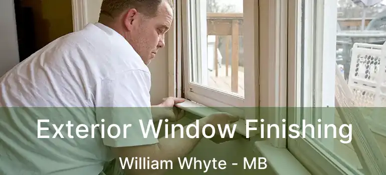  Exterior Window Finishing William Whyte - MB
