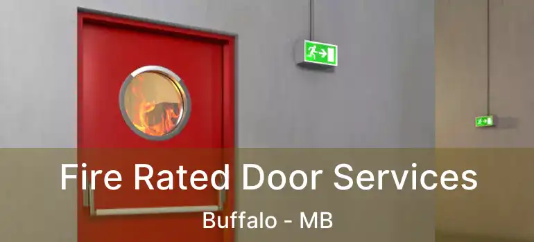  Fire Rated Door Services Buffalo - MB