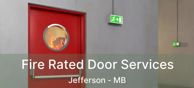  Fire Rated Door Services Jefferson - MB