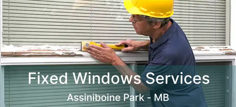  Fixed Windows Services Assiniboine Park - MB