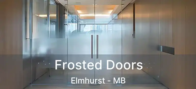  Frosted Doors Elmhurst - MB