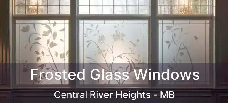  Frosted Glass Windows Central River Heights - MB
