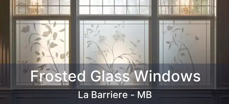  Frosted Glass Windows La Barriere - MB