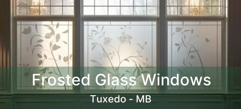  Frosted Glass Windows Tuxedo - MB