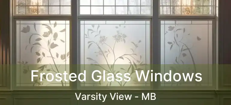  Frosted Glass Windows Varsity View - MB